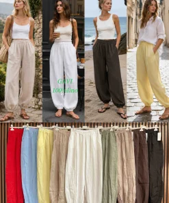 Spodnie damskie wloskie, Size uni ,paczka 6szt mix kolor