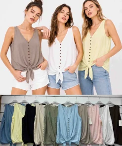 Bluzki damskie wloskie, Size uni ,paczka 6szt mix kolor