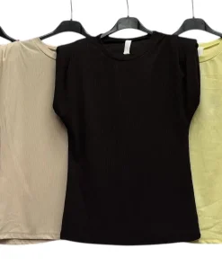 Bluzki damskieWŁOSKA, Size uni ,paczka 6szt mix kolor