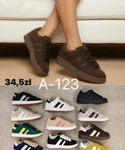 Buty Sportow DAMSKIE (36-41, 12par) 1 kolor