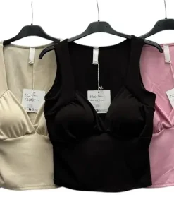 Bluzki damskie wloskie, Size uni ,paczka 6szt mix kolor