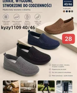 Buty Półbuty MĘSKIE (40-46, 12par) 1 kolor
