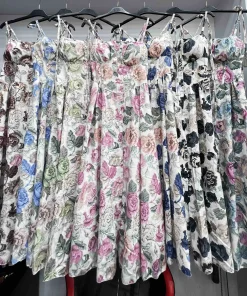 Sukienki damskie wloskie, Size uni ,paczka 6szt mix kolor