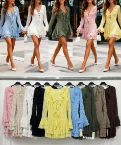 Sukienki damskie wloskie, Size uni ,paczka 6szt mix kolor
