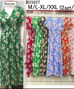 Sukienki damskie,size m/l-xl/2xl,paczka 12szt,mix kolor