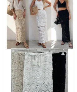 Spódnica długa Damskie,Size uni, paczka 6szt, mix kolor