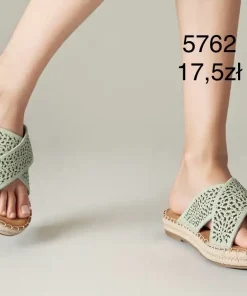 Klapki DAMSKIE (36-41, 12par) 1 kolor