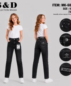 Spodnie JEANSY DZIECIĘCA ,size 6-16 lat,paczka 12szt, 1 kolor