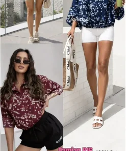 Bluzki damskie wloskie, Size uni ,paczka 6szt mix kolor