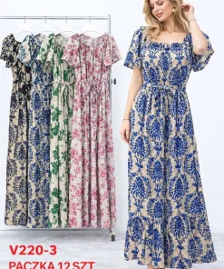 Sukienki damskie,size m/l-xl/2xl,paczka 12szt ,mix kolor
