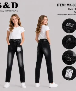 Spodnie JEANSY DZIECIĘCA ,size 6-16 lat,paczka 12szt, 1 kolor