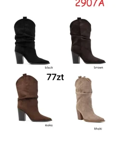 Buty Botki Damskie (36-41, 12par) 1 kolor