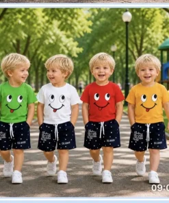 Komplety DZIECIĘCA,Size 1-4lat,paczka 4szt, 1 kolor