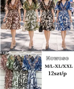 Sukienki damskie,size m/l-xl/2xl,paczka 12szt,mix kolor
