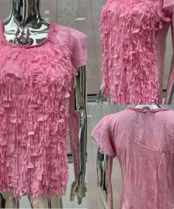 Bluzki damskie wloskie, Size uni ,paczka 6szt mix kolor