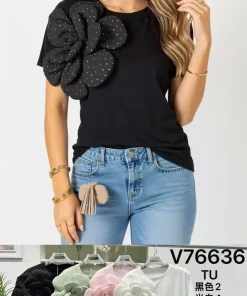 Bluzki damskie,size uni,paczka 10szt ,mix kolor