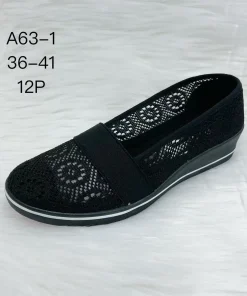 Buty Półbuty DAMSKIE (36-41, 12par) 1 kolor