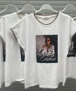 Bluzki damskie WŁOSKA ,Size uni ,paczka 6szt mix kolor