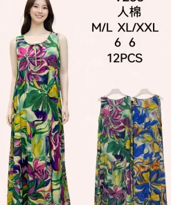 Sukienki damskie,size m/l-xl/2xl,paczka 12szt ,mix kolor