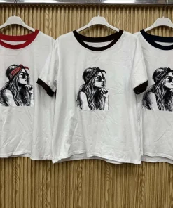 Bluzki damskie wloskie, Size uni ,paczka 6szt mix kolor