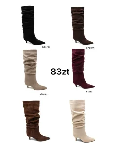 Buty Kozaki Damskie (36-41, 12par) (1kolor)