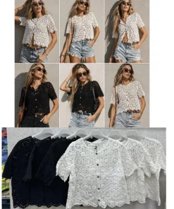 Bluzki Damskie,Size uni,paczka 6szt, mix kolor