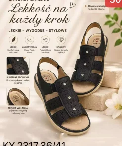 Sandały Sandaly (36-41, 12par) 1 kolor