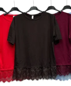 Bluzki damskie wloskie, Size uni ,paczka 6szt mix kolor
