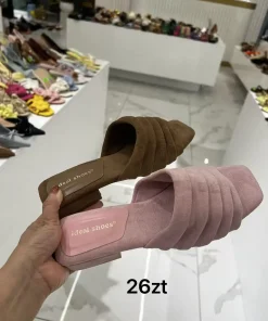 Klapki DAMSKIE (36-41, 12par) 1 kolor