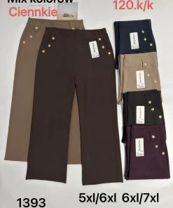 Spodnie Damskie,Size 5xl/6xl-8xl/9xl,paczka 12szt, mix kolor