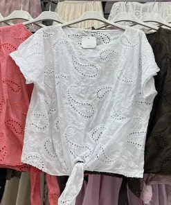 Bluzki damskie wloskie, Size uni ,paczka 6szt mix kolor