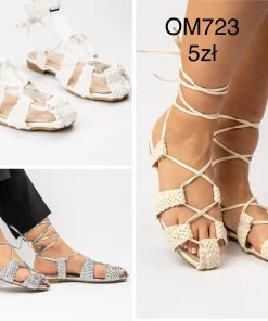 Sandaly DAMSKIE (36-41, 12par) 1 kolor