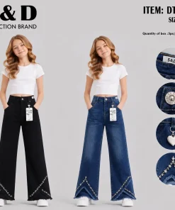 Spodnie JEANSY DZIECIĘCA ,size 6-16 lat,paczka 12szt,mix kolor