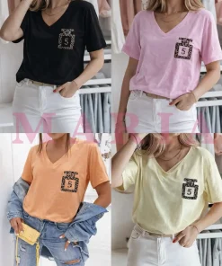 Bluzki Damskie ,size uni,paczka 6szt,mix kolor