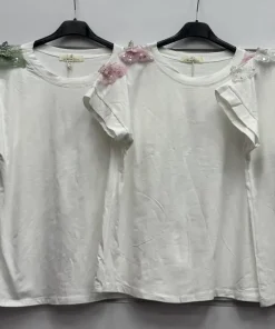 Bluzki damskie wloskie, Size uni ,paczka 6szt mix kolor