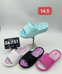 Klapki Damskie (36-41, 24par) mix kolor