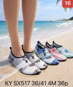 Buty plażowe DAMSKIE (36-41, 36par) mix kolor