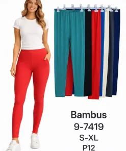 Legginsy Damskie,Size s-xl, paczka 12szt, mix kolor
