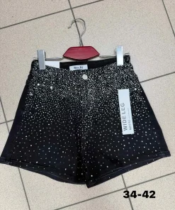 Spodenki jeansowe damskie,size 34-42,paczka 10szt,1kolor