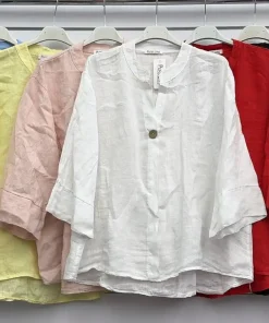 Bluzki damskie wloskie, Size uni ,paczka 6szt mix kolor