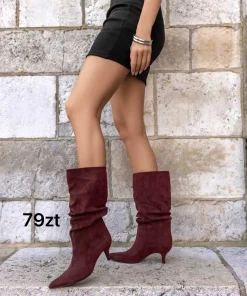 Buty Kozaki Damskie (36-41, 12par) (1kolor)