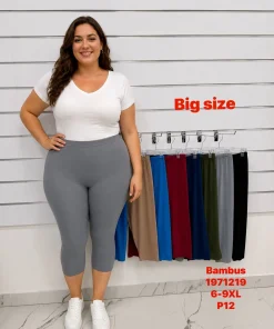 Legginsy Damskie,Size 6xl-9xl, paczka 12szt, mix kolor
