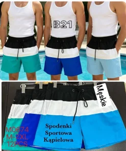 Spodenki MĘSKA ,size m-2xl,paczka 12szt,mix kolor