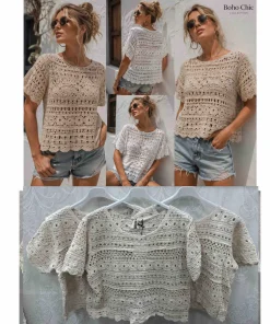 Bluzki Damskie,Size uni, paczka 6szt, mix kolor