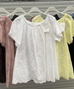 Bluzki damskie WŁOSKA ,Size uni ,paczka 6szt mix kolor