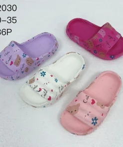 Klapki DZIECIĘCE (30-35, 36par) mix kolor