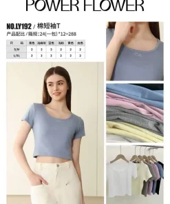 Bluzki Damskie,Size s/m-l/xl, paczka 24szt, mix kolor