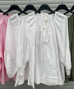 Bluzki damskie WŁOSKA ,Size uni ,paczka 6szt mix kolor
