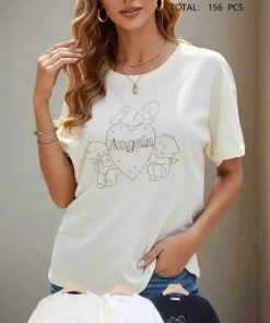Bluzki damskie,size s/m-l/xl,paczka 8szt ,mix kolor