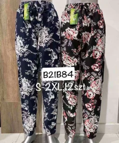 Spodnie damskie,size s-2xl,paczka 12szt,mix kolor